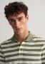 Gant Groene Multi Streep Korte Mouw Piqué T-Shirt Polo Green Heren - Thumbnail 7