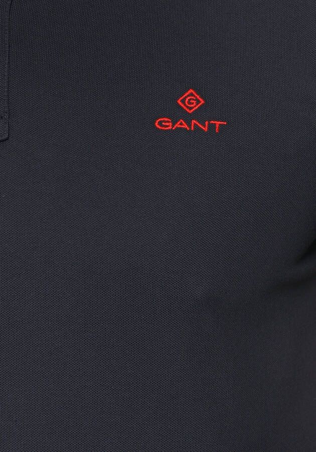 Gant Poloshirt CONTRAST COLLAR PIQUE SS RUGGER vormvast door elastan