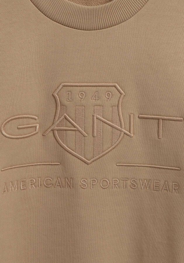 Gant Sweatshirt D1. TONAL ARCHIVE SHIELD C-NECK