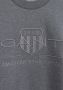 Gant Sweatshirt D1. TONAL ARCHIVE SHIELD C-NECK met logoborduursel op borsthoogte - Thumbnail 6