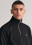 Gant Sweatshirt REG SHIELD HALF ZIP SWEAT met logoborduursel op borsthoogte - Thumbnail 4