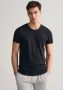 Gant T-shirt C-NECK T-SHIRT 2-PACK van bijzonder zacht materiaal (2-delig) - Thumbnail 3