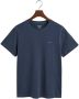 Gant T-shirt met labelstitching - Thumbnail 7