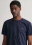 Gant T-shirt SLIM SHIELD SS T-SHIRT met logoborduursel op borsthoogte - Thumbnail 3