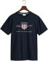GANT T-shirt REG ARCHIVE met printopdruk donkerblauw - Thumbnail 5