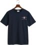 Gant T-shirt REG ARCHIVE SHIELD EMB SS T-SHIRT geïnspireerd door het archief uit de jaren '80 - Thumbnail 6
