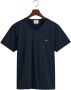Gant T-shirt SLIM SHIELD V-NECK T-SHIRT met een klein geborduurd logo op de borst - Thumbnail 5