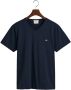 Gant T-shirt SLIM SHIELD V-NECK T-SHIRT met een klein geborduurd logo op de borst - Thumbnail 4