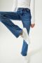 Garcia high waist flared jeans 575 medium used Blauw Meisjes Denim Effen 128 - Thumbnail 4