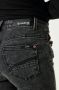 Garcia high waist flared jeans 575 dark used Zwart Meisjes Denim Effen 128 - Thumbnail 3