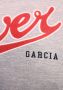 Garcia hoodie met tekst grijs melange - Thumbnail 7