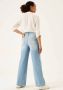 Garcia high waist wide leg jeans Raina light denim - Thumbnail 3