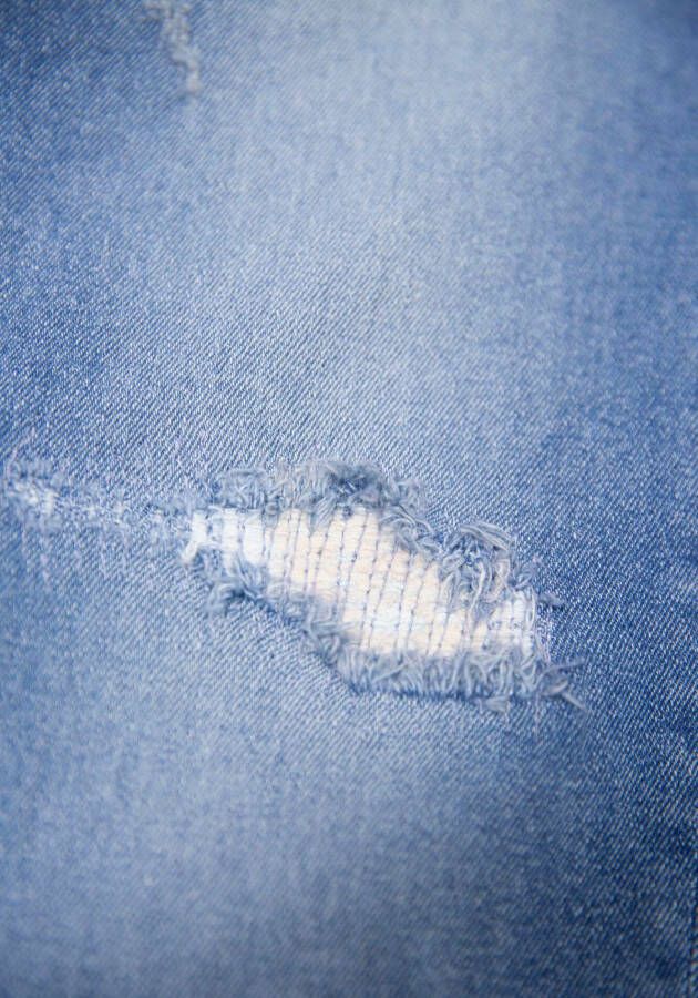 Garcia Wijde jeans Mylah met destroyed-effecten