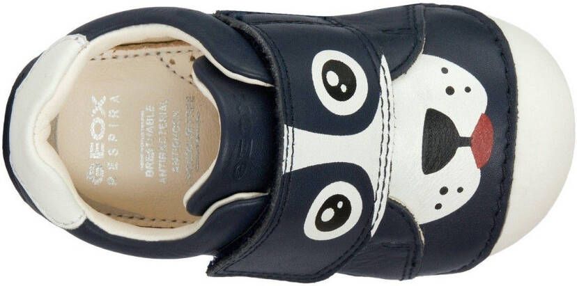 Geox Babyschoentjes B TUTIM Babyschoen vrijetijdsschoen klittenbandschoen met opgetrokken neus