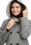 Gil Bret Wollen jas met capuchon Gray Dames - Thumbnail 4