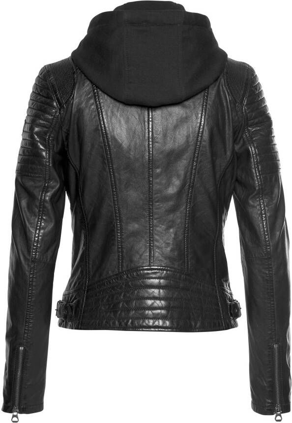 OTTO Mauritius Bikerjack Samina 2-in-1-jas met een uitneembaar capuchonsweatshirt