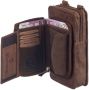 GreenLand Nature Gsm-tasje NATURE leather-cork met opgestikte portemonnee - Thumbnail 2