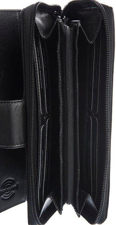 GreenLand Nature Portemonnee Black Nappa met rfid-bescherming