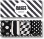Happy Socks Sokken 4-Pack Classic Black & White Socks Gift Set (set 4 paar) - Thumbnail 8