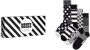 Happy Socks Sokken 4-Pack Classic Black & White Socks Gift Set (set 4 paar) - Thumbnail 4