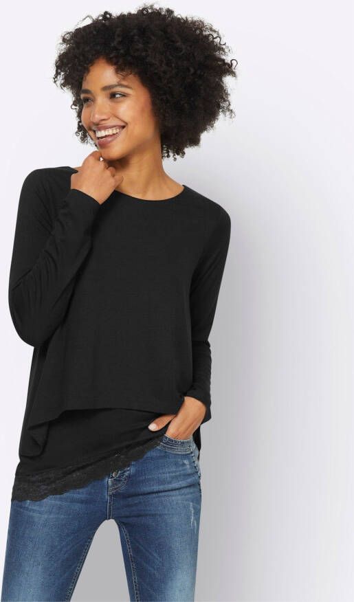 heine 2-in-1-shirt met lange mouwen Shirt 2-in-1 (1-delig)