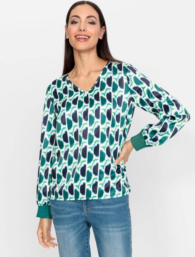 heine Gedessineerde blouse