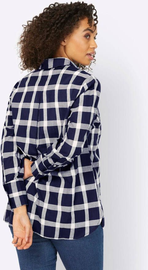 heine Geruite blouse