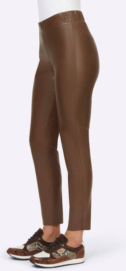heine Imitatieleren broek