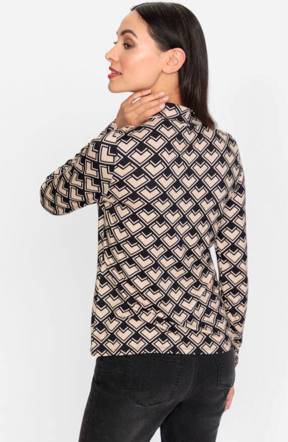 heine Shirt met lange mouwen Gedessineerd shirt (1-delig)