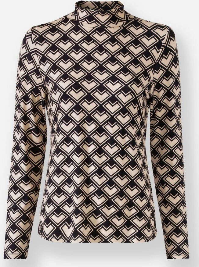heine Shirt met lange mouwen Gedessineerd shirt (1-delig)