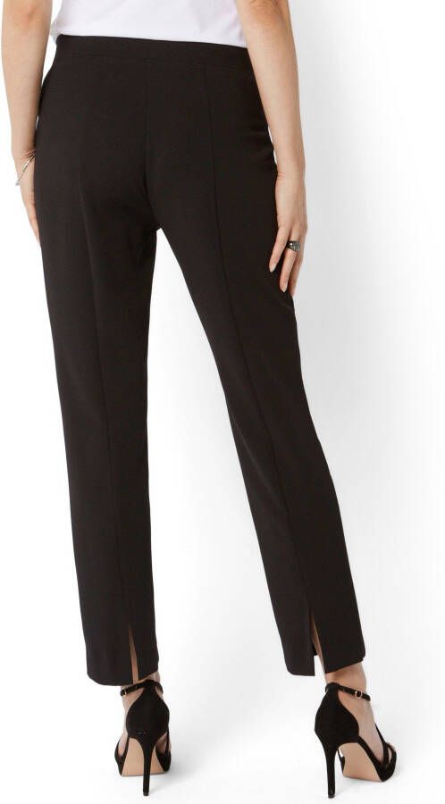 HERMANN LANGE Collection Stretchbroek in elegant comfortmodel met persplooien