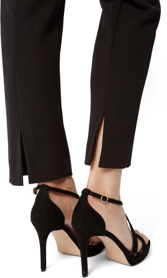 HERMANN LANGE Collection Stretchbroek in elegant comfortmodel met persplooien