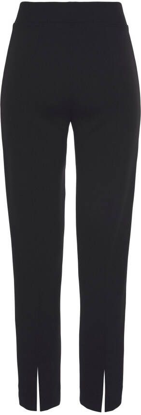 HERMANN LANGE Collection Stretchbroek in elegant comfortmodel met persplooien