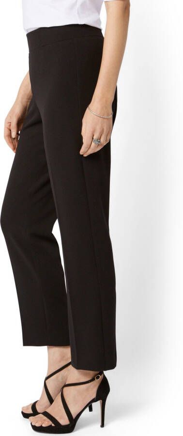 HERMANN LANGE Collection Stretchbroek in elegant comfortmodel met persplooien