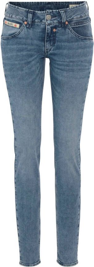 Herrlicher Slim fit jeans Touch met versierde achterzakken