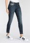 Herrlicher Slim fit jeans Touch in 7 8 lengte en gerafelde broekzoom - Thumbnail 2