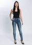 Herrlicher Slim fit jeans COSY SLIM Modellerend effect door ingewerkte geer - Thumbnail 5