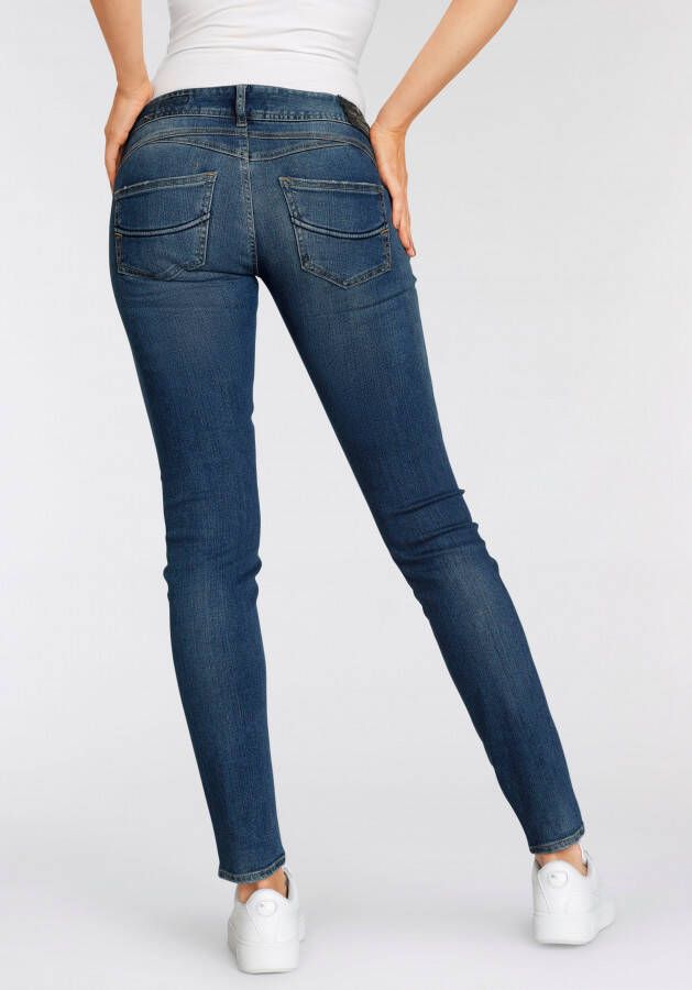 Herrlicher Slim fit jeans GILA SLIM REUSED DENIM van milieuvriendelijke productie