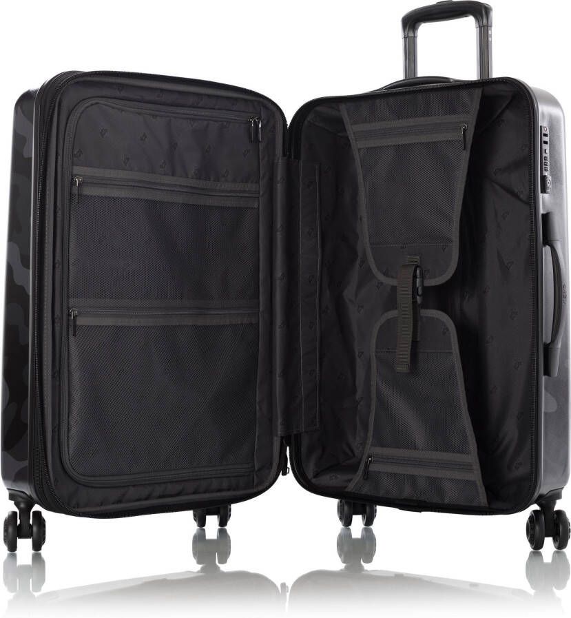 Heys Hardshell-trolley Black Camo 66 cm x Joachim Llambi harde koffer volumevergroting