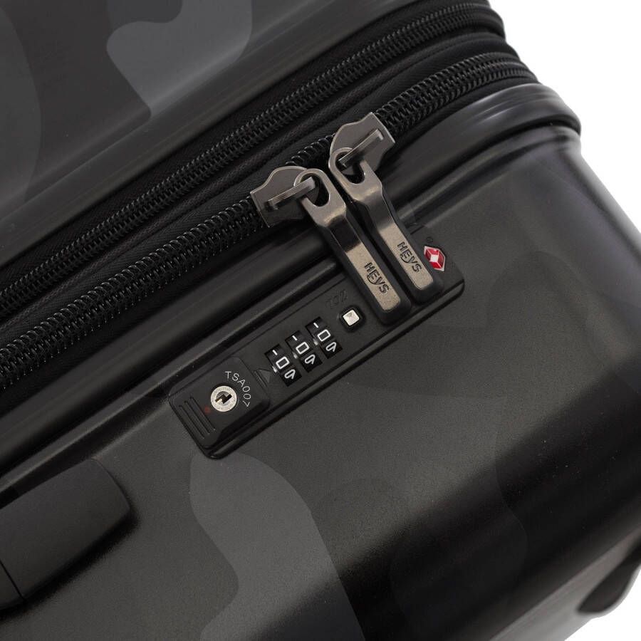 Heys Hardshell-trolley Black Camo 66 cm x Joachim Llambi harde koffer volumevergroting