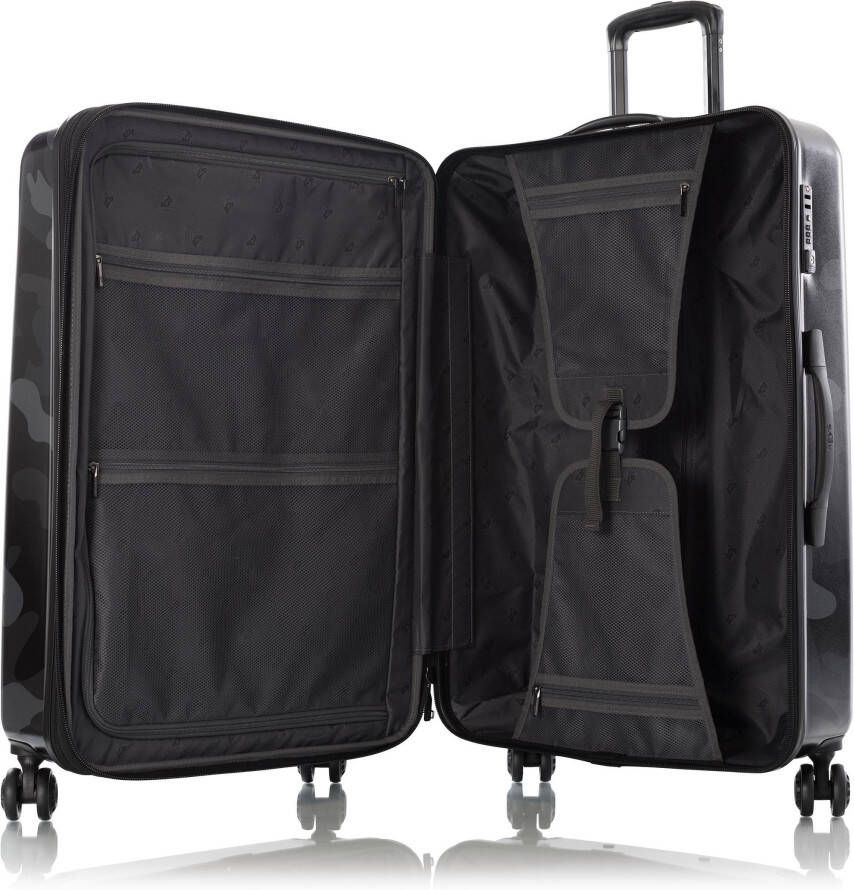 Heys Hardshell-trolley Black Camo 76 cm x Joachim Llambi reisbagage TSA-slot volumevergroting