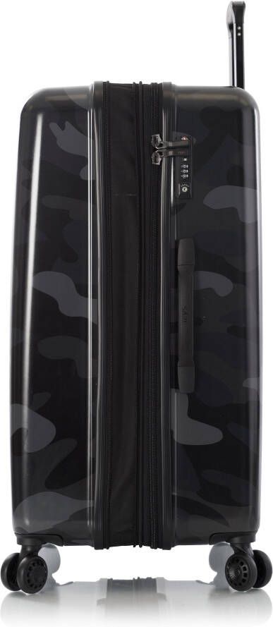 Heys Hardshell-trolley Black Camo 76 cm x Joachim Llambi reisbagage TSA-slot volumevergroting