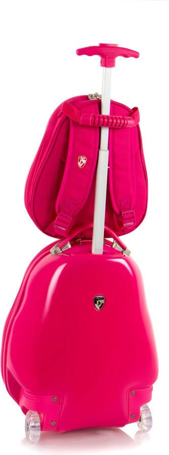 Heys Kinderkoffer Travel Tots 46 cm eenhoorn x Joachim Llambi kindertrolley kinder reisbagage (set 2 stuks)