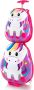 Heys Kinderkoffer Travel Tots 46 cm eenhoorn x Joachim Llambi kindertrolley kinder reisbagage (set 2 stuks) - Thumbnail 4