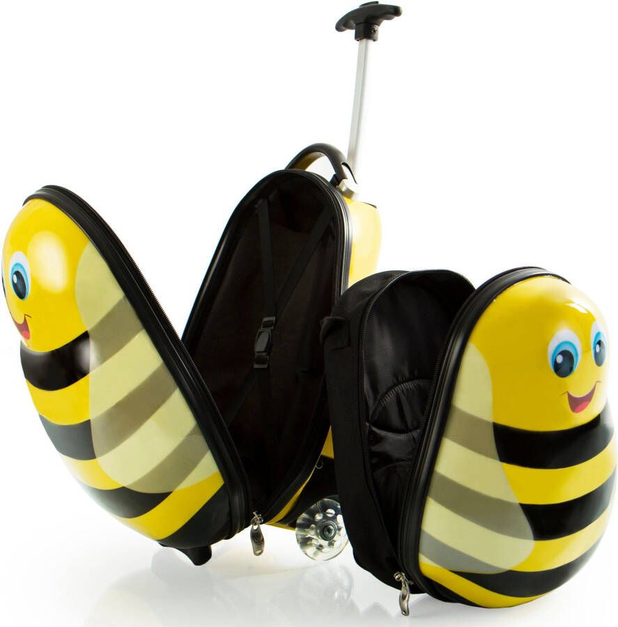 Heys Kinderkoffer Travel Tots 46 cm hommel x Joachim Llambi kindertrolley kinder reisbagage (set 2 stuks)