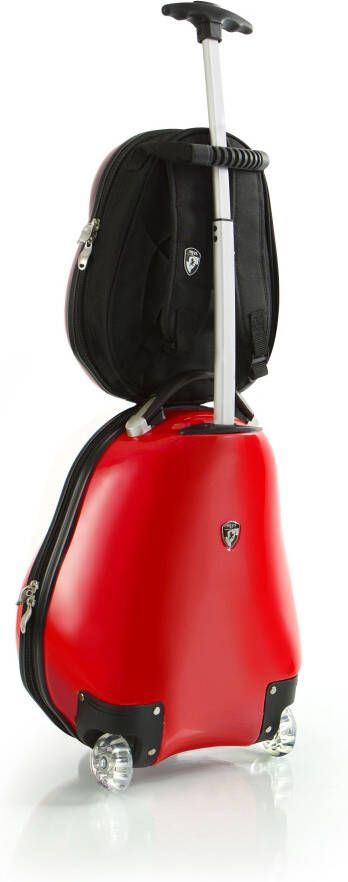 Heys Kinderkoffer Travel Tots lieveheersbeestje x Joachim Llambi kindertrolley kinder reisbagage (set 2 stuks)