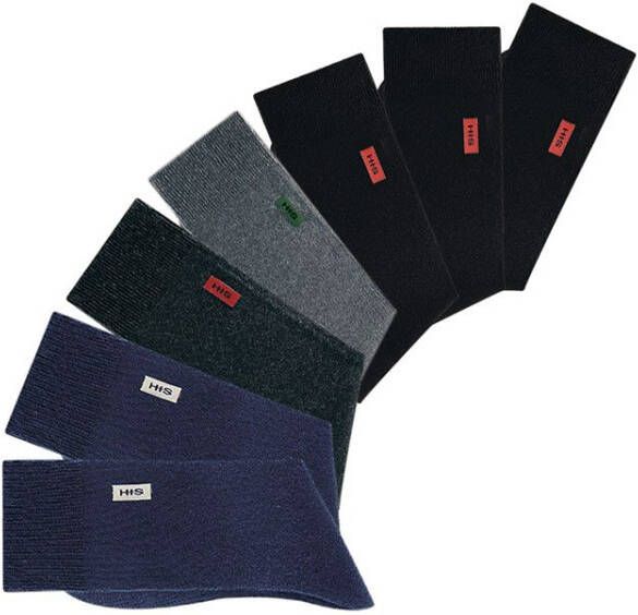H.I.S Basic sokken in aangename katoenkwaliteit (7 paar 7 paar)