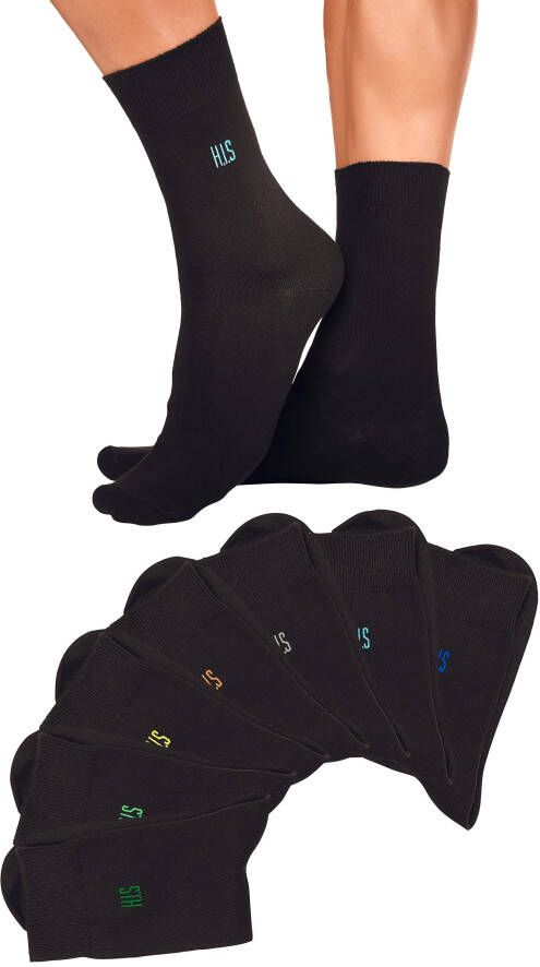 H.I.S Basic sokken met comfortboord (7 paar)