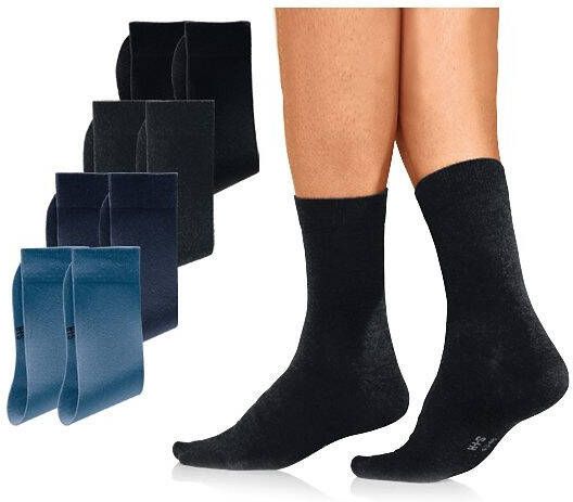 H.I.S Basic sokken met een hoog katoengehalte (8 paar)