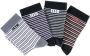 H.I.S Basic sokken met ingebreid logo (set 4 paar) - Thumbnail 2
